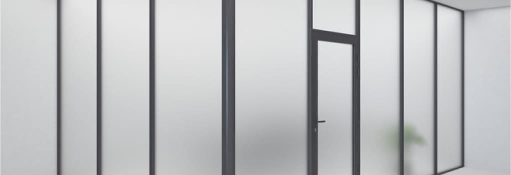 Межкомнатные перегородки из ПВХ и алюминия